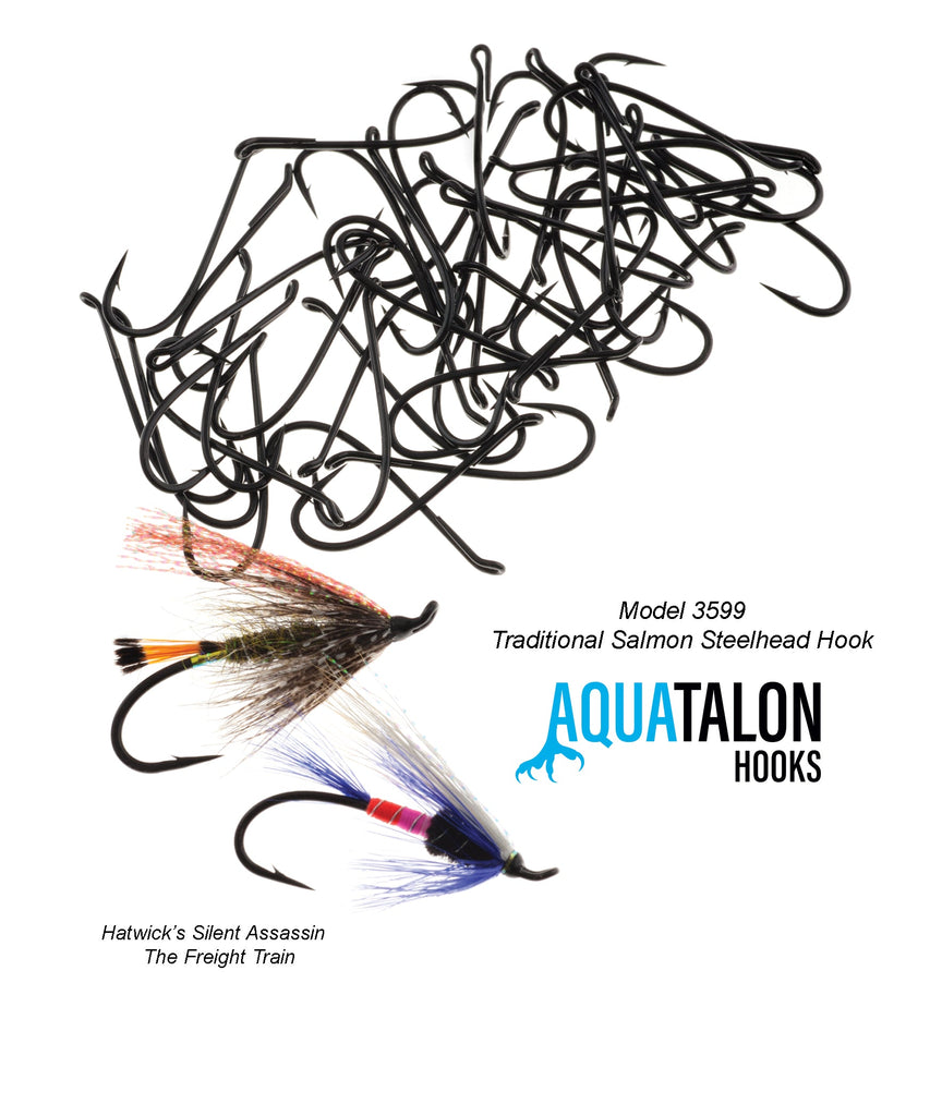 AquaTalon Traditional Salmon/Steelhead Hook - Black – Greg Senyo