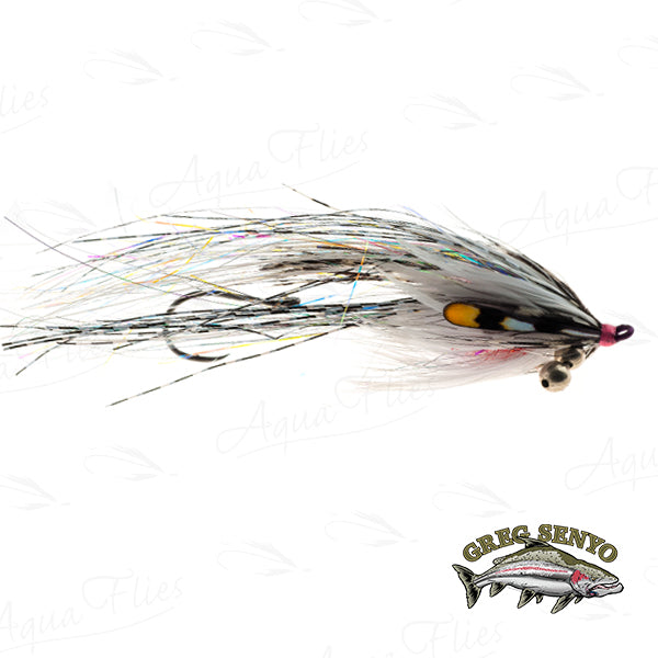 Senyo's Artificial Intelligence II-White – Greg Senyo Fly Tying